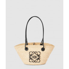 로에베 스몰 애너그램 바스켓 백 - 이라카 팜 & 카프스킨