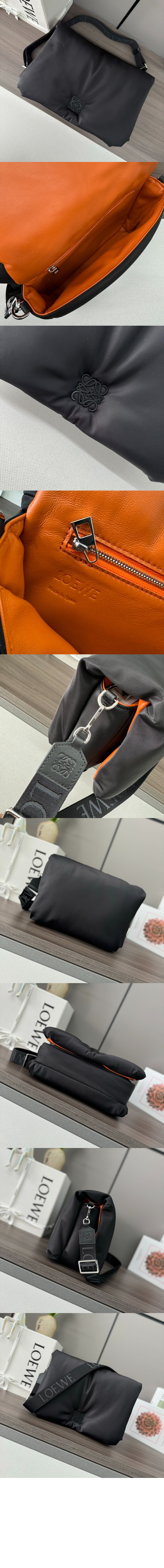 로에베 미니 퍼퍼 고야 백 - 나일론