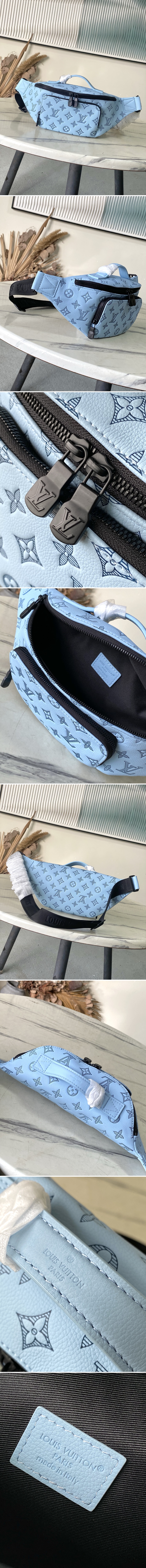 루이비통 러시 범백 스카이 블루 M14782