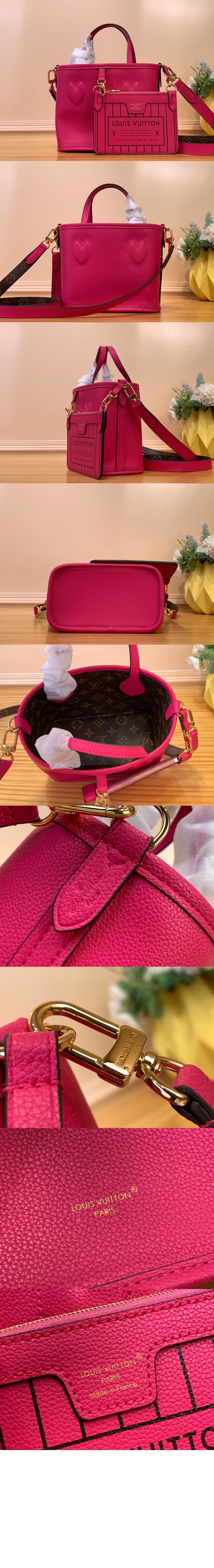 루이비통 네버풀 반둘리에 인사이드 아웃 BB M12099