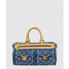 캔버스 자카드 데님백 M95019