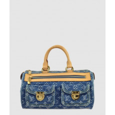 캔버스 자카드 데님백 M95019