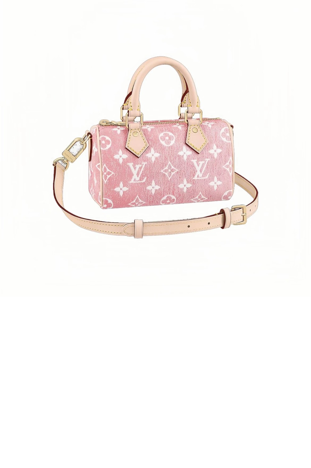 모노그램 자카드 데님 나노 스피디백 M81213