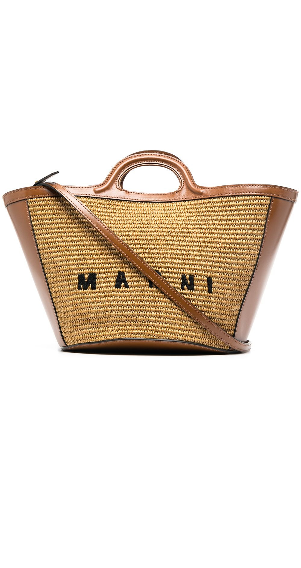 마르니 미듐 자수 토트백