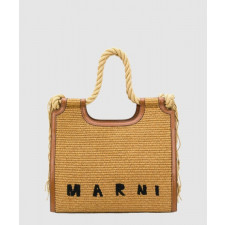 마르니 노스사우스 라피아 토트백