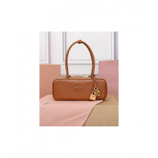 미우미우 레더 탑핸들 보 백 5BB173