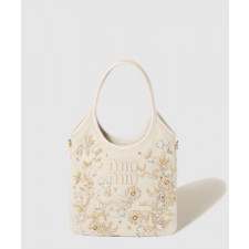 미우미우 아이비 자수 가바딘백 5BA281