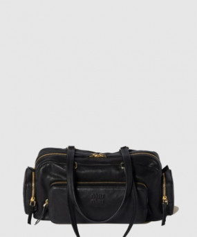 미우미우 워싱 나파 가죽 포켓백 5BB175