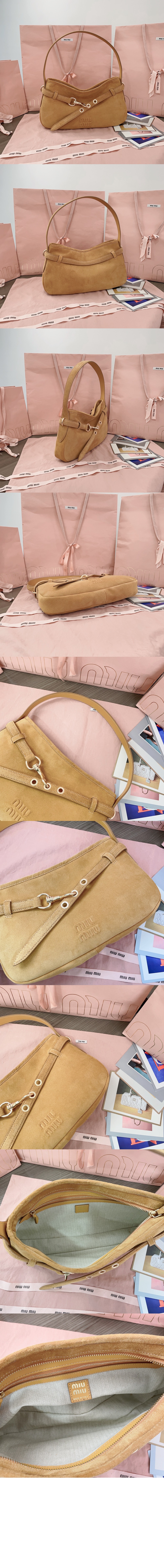 미우미우 스웨이드 아방뛰르백 5BC182