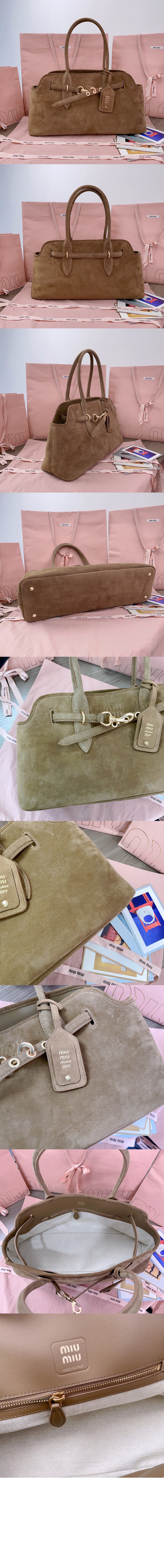 미우미우 스웨이드 아방뛰르백 5BG310