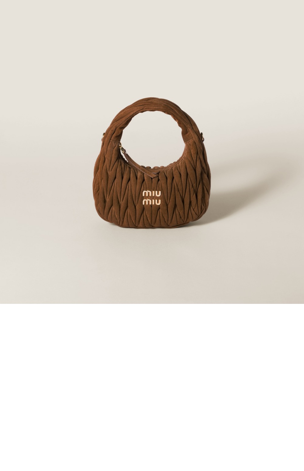 미우미우 완더 마테라쎄 스웨이드백 5BC125