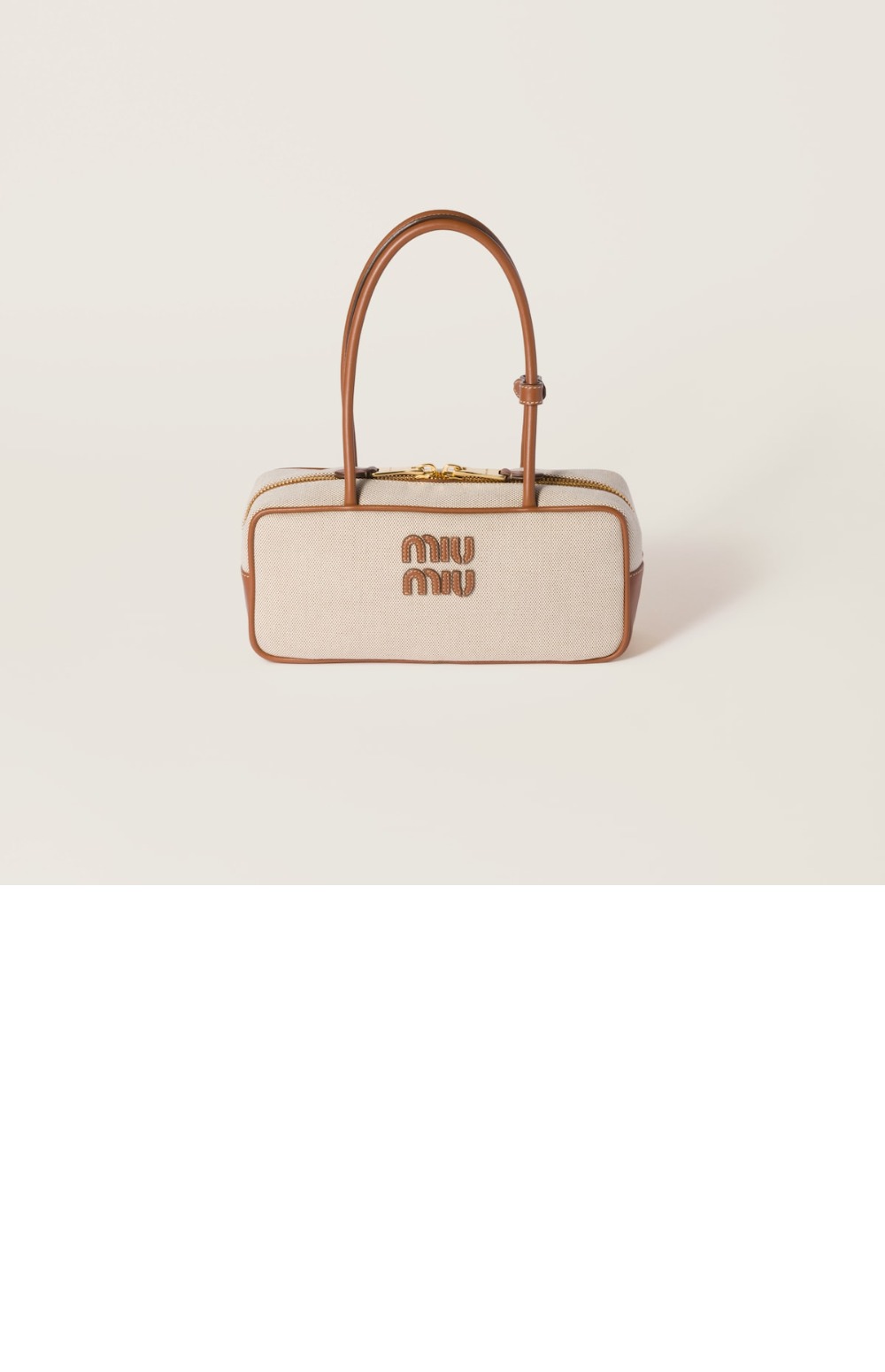 미우미우 캔버스 및 가죽 보백 5BB173