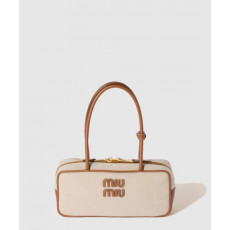 미우미우 캔버스 및 가죽 보백 5BB173