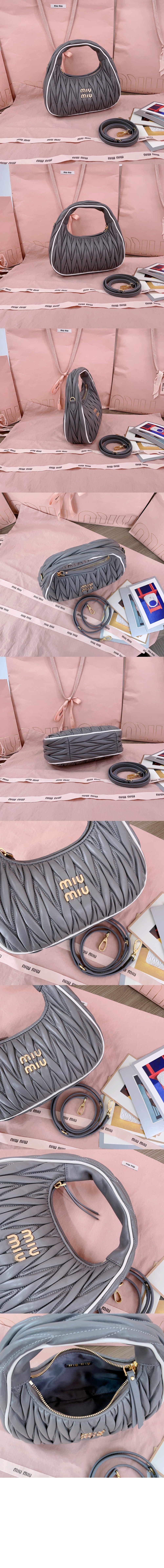 미우미우 완더 마테라쎄 나파 가죽백 5BC125