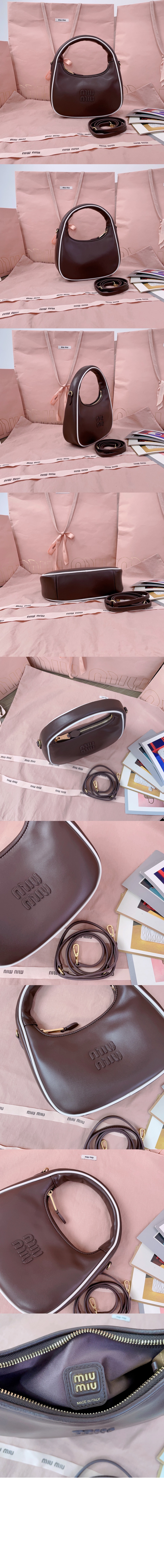 미우미우 완더 가죽백 5BC125