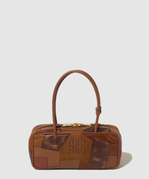 미우미우 보 레더 패치워크백 5BB173