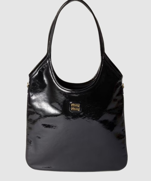 미우미우 나플락 페이턴트 가죽 아이비백 5BG231