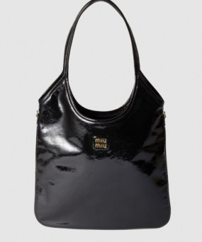 미우미우 나플락 페이턴트 가죽 아이비백 5BG231