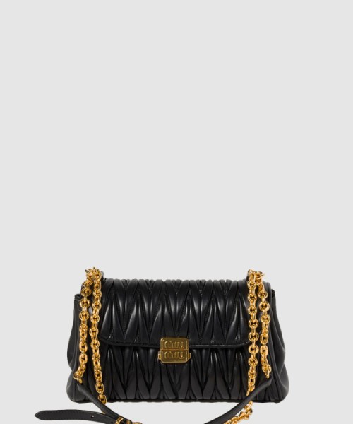 미우미우 마테라쎄 나파 가죽 숄더백 5BD266