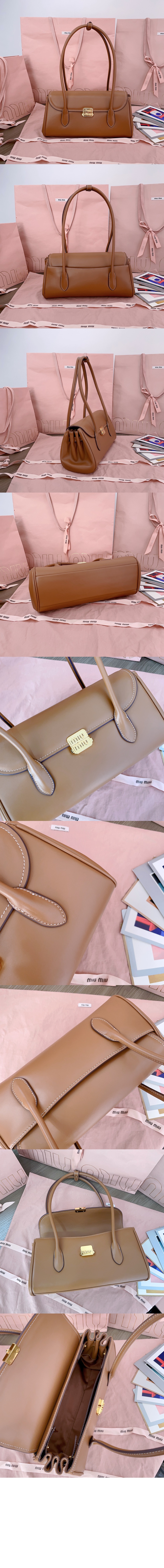 미우미우 가죽 숄더백 5BD265