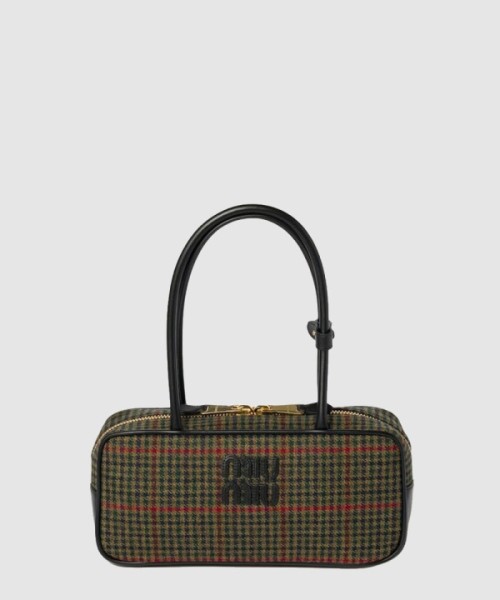 미우미우 타탄 하운드투스 숄더백 5BB147