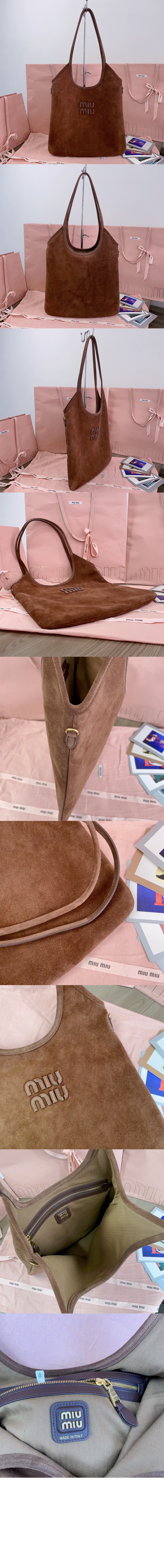 미우미우 가죽 토트백 5BG231