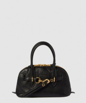 미우미우 아방뛰르 나파 가죽 탑 핸들백 5BB169