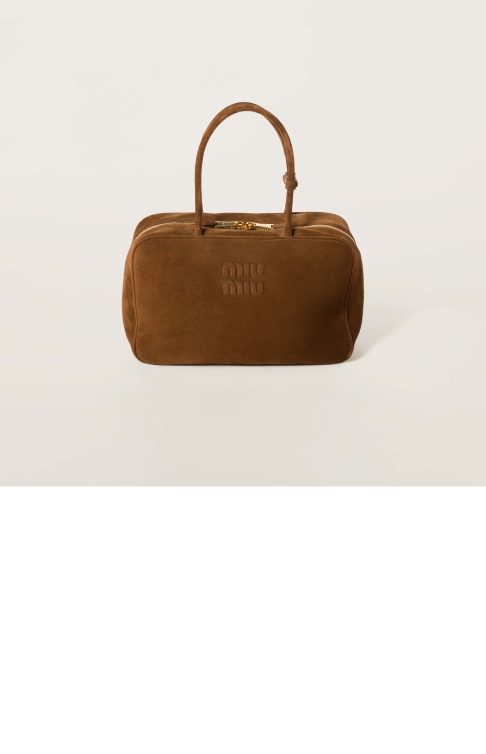 미우미우 레더 탑핸들백 5BB117