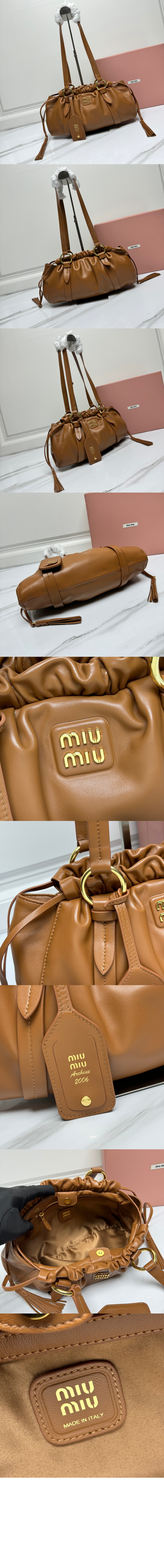 미우미우 조이 나파 레더백 5BG306