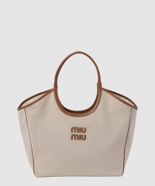 미우미우 아이비 카네테 패브릭백 5BG276