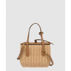 미우미우 고리버들과 가죽 핸드백 5BA222