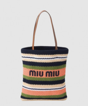 미우미우 코바늘 토트백 5BG248