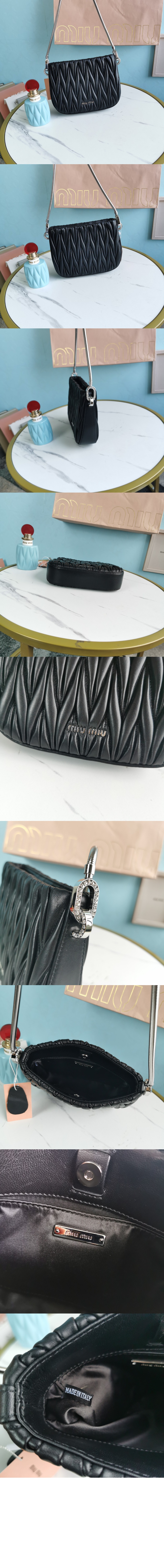 미우미우 쌔씨 마테라쎄 숄더백 5BA200