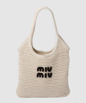 미우미우 위빙 토트백 5BG231