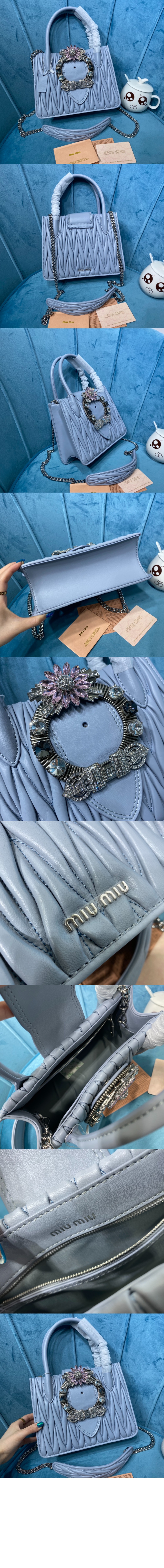 미우미우 마테라세 숄더백 5BA081