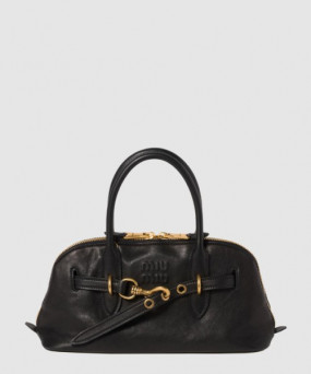 미우미우 아방뛰르 나파 가죽 탑 핸들백 5BB168