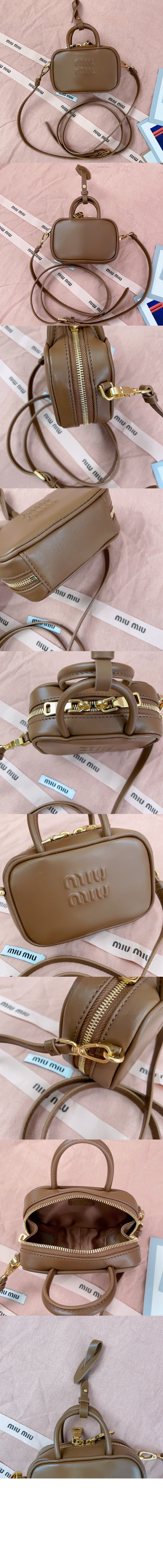 미우미우 가죽 미니백 5NR020