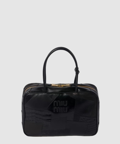 미우미우 레더 탑핸들백 5BB117