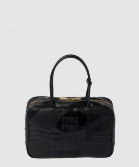 미우미우 레더 탑핸들백 5BB117