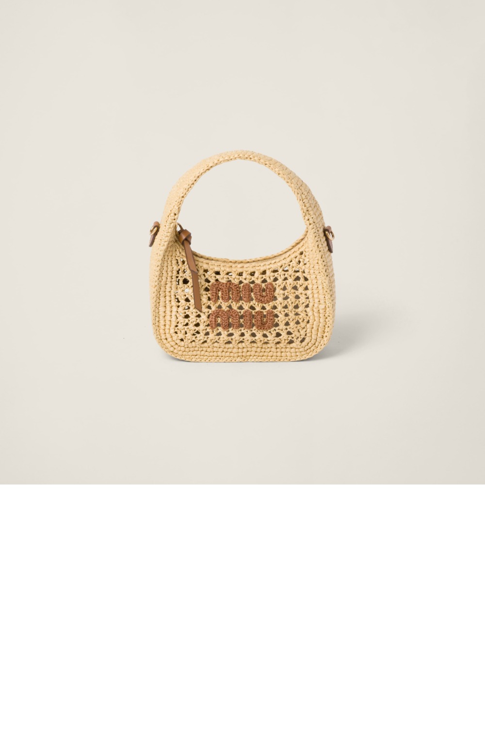 미우미우 완더 마테라쎄 호보백 미니 5BC125