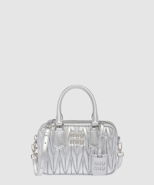 미우미우 아르카디 마테라쎄 나파 가죽 가방 5BB123