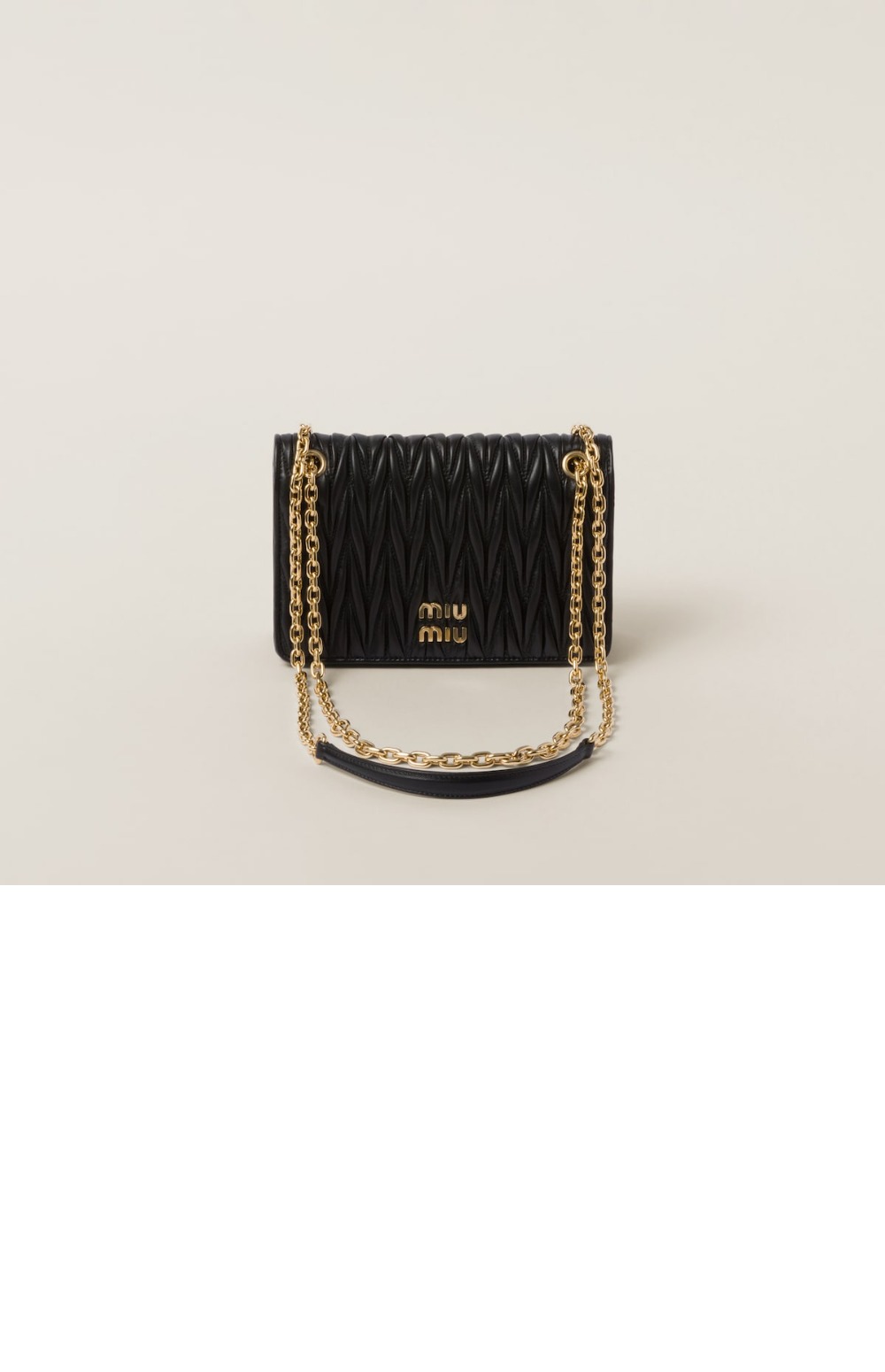 미우미우 마테라쎄 나파 가죽 미니백 5BP065