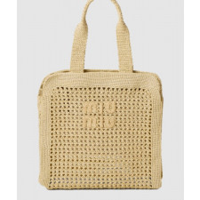 미우미우 패브릭 토트백 5BG230