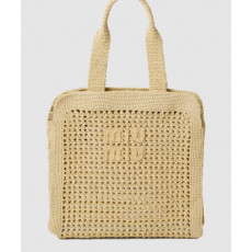 미우미우 패브릭 토트백 5BG230