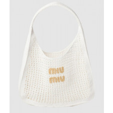 미우미우 우븐 패브릭 호보백 5BC116