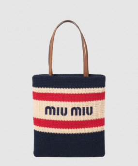 미우미우 크로셰 토트백 5BG248