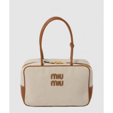 미우미우 레더 탑핸들백 5BB117