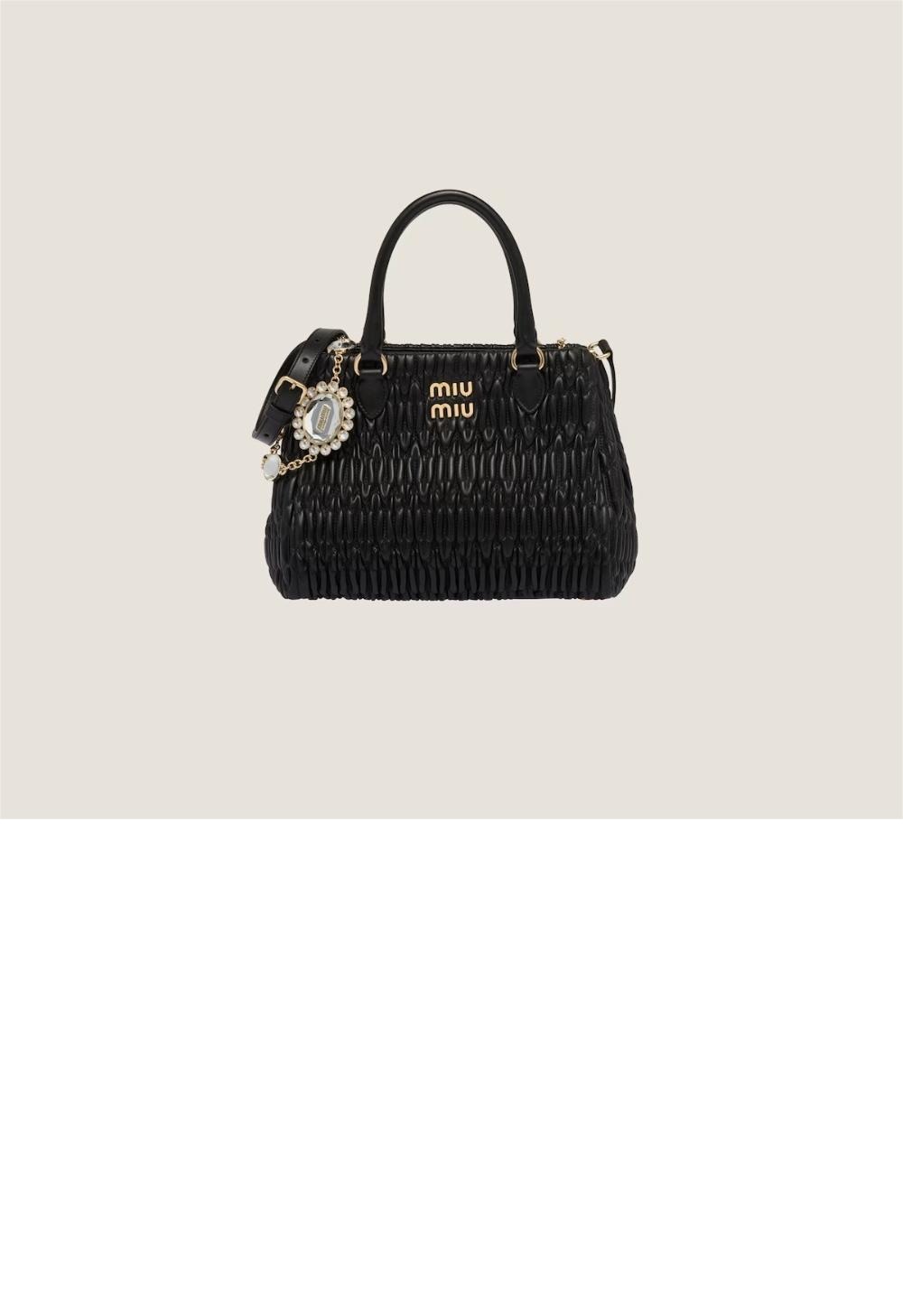 미우미우 크리스탈 클로케 토트백 5BA067