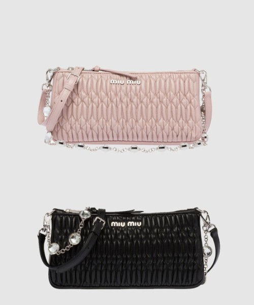 미우미우 나파 크리스탈 숄더백 5BH215