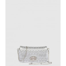 미우미우 미우 크리스털 나파 가죽 및 크리스털 미니백 5BP079